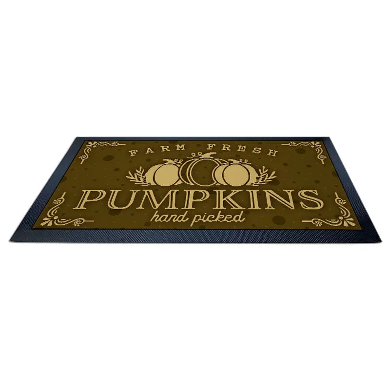 Bar Service Mat - Farm Fresh Pumpkins - 17.25" X 10"