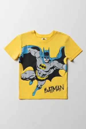 Batman Short Sleeve T-Shirt Yellow