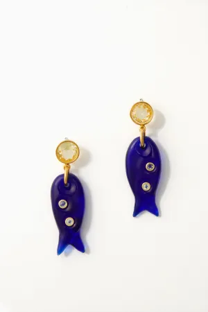 Blue Fresh Catch Earrings