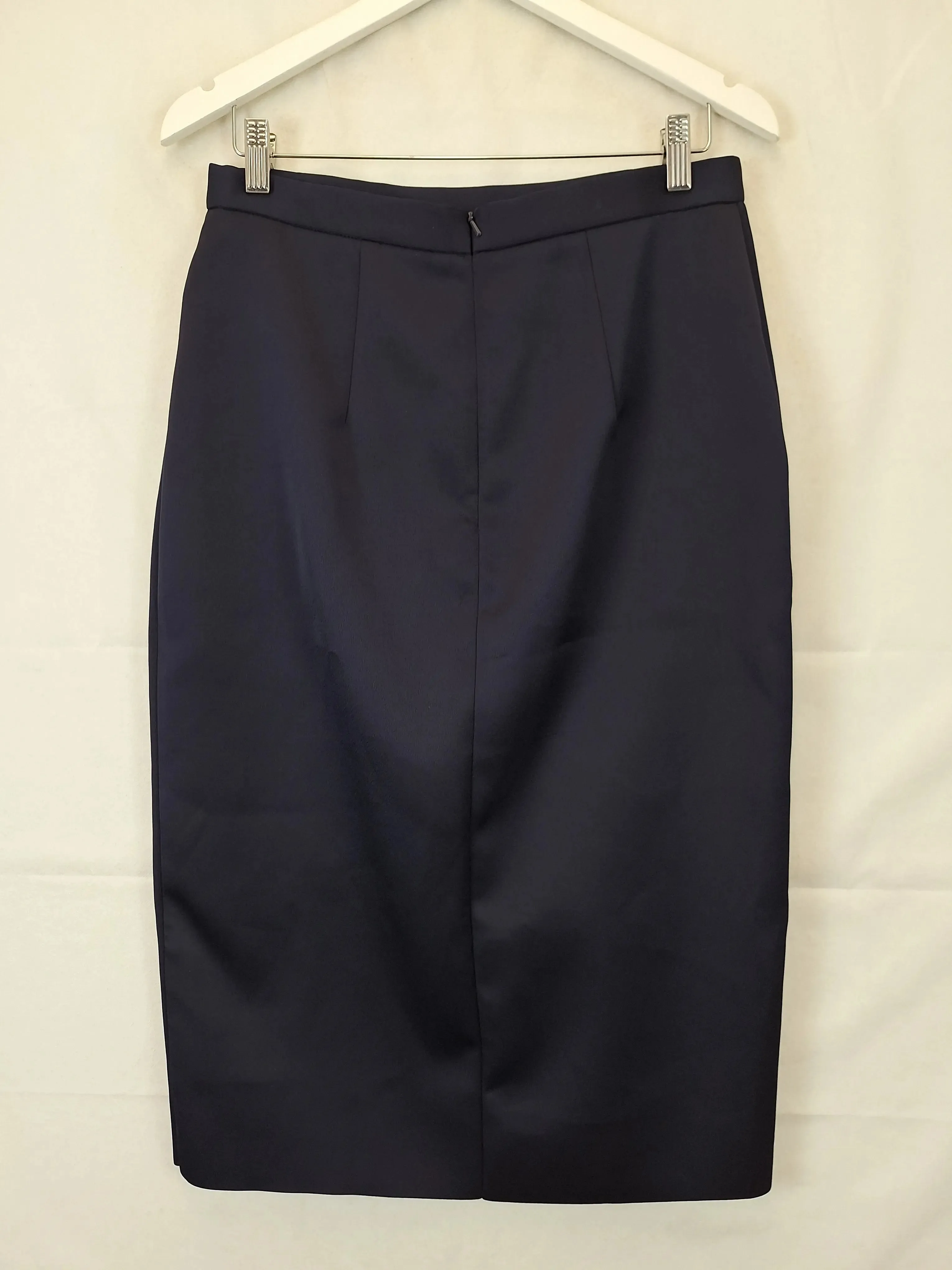 Camilla and Marc Chic Curve Detail Office Midi Skirt Size 12