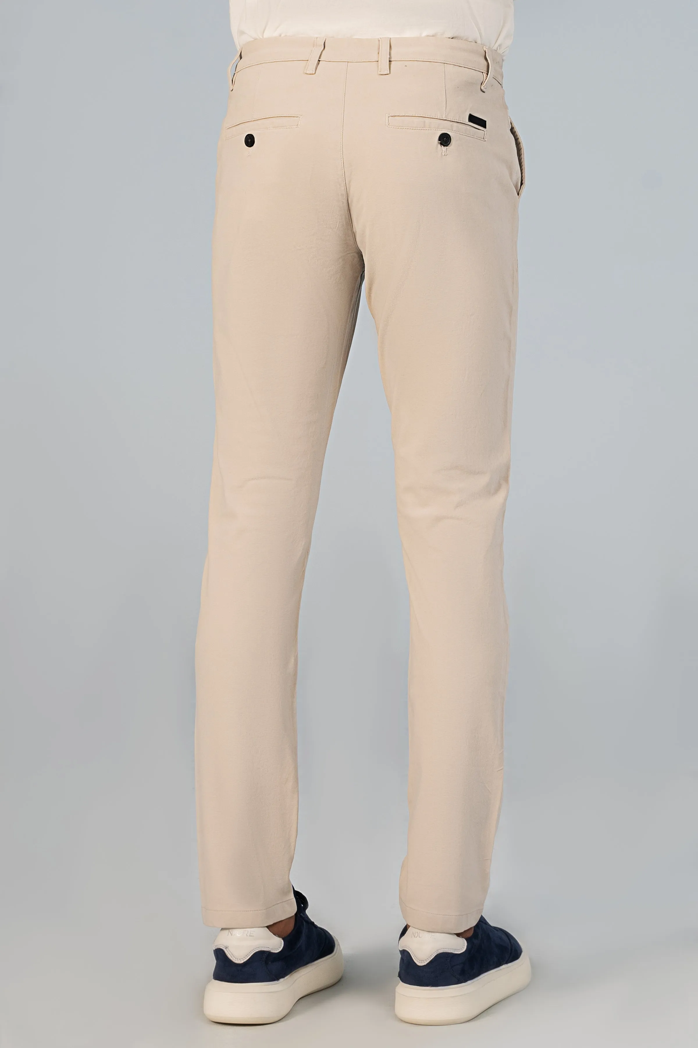 CASUAL PANT CROSS POCKET BI-STRETCH STONE