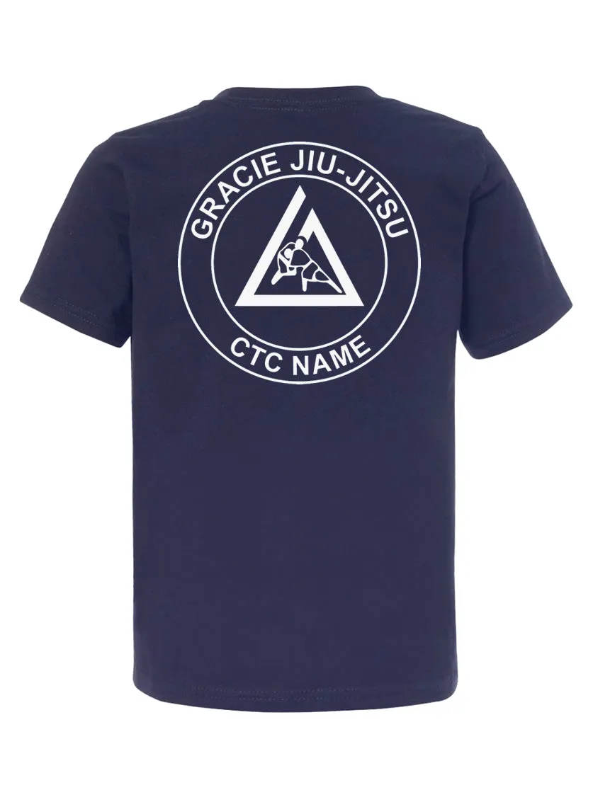 CTC Classic Gracie Jiu-Jitsu Tee Navy (Kids)