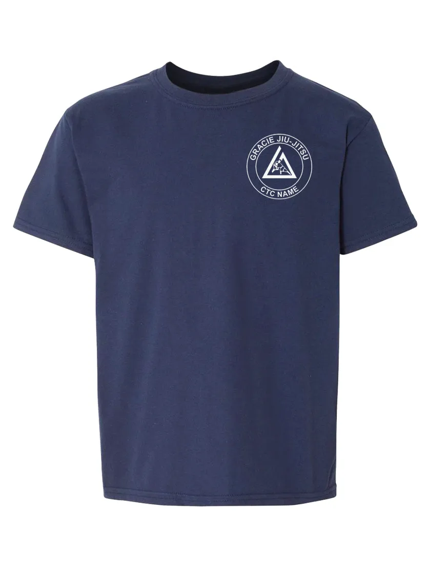 CTC Classic Gracie Jiu-Jitsu Tee Navy (Kids)