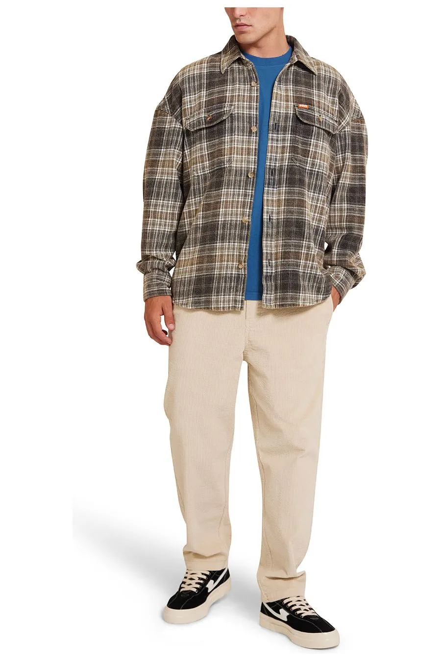 Deus Vacay Check Shirt Grey Check