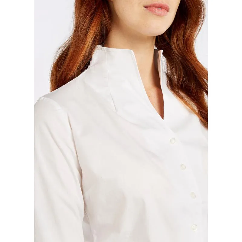 Dubarry Snowdrop Ladies Portrait Collar Shirt - White