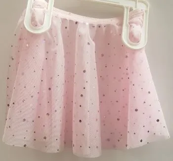 Floryan -- Children's Sequin Tulle Pull On Skirt