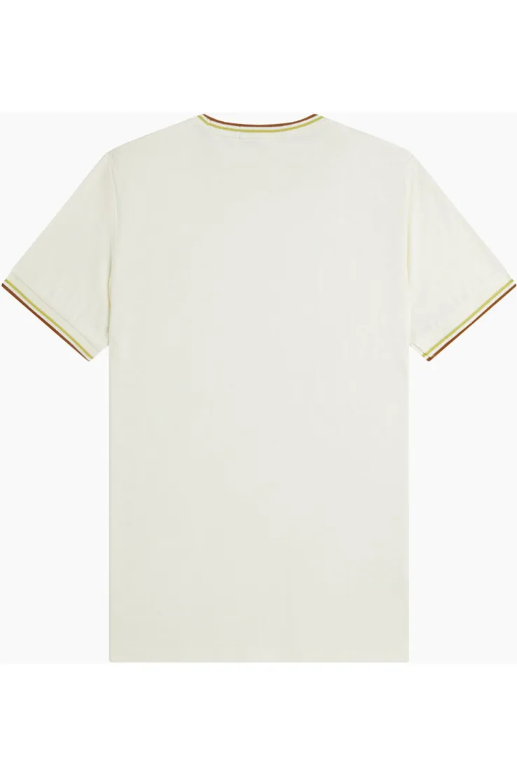 Fred Perry - M1588 Twin Tipped Ecr/hnycmb/mrmld- T-Shirt