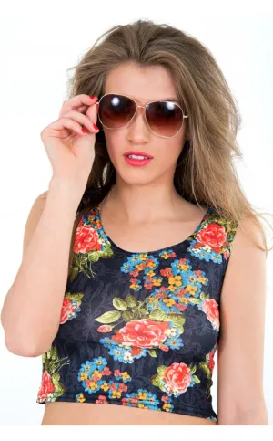 Fresh Bloom Floral Crop Top