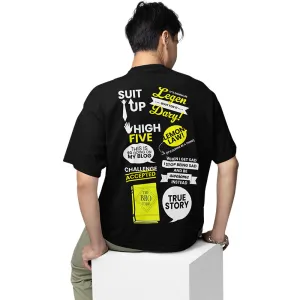 How I Met Your Mother Oversized T shirt - HIMYM Doodle