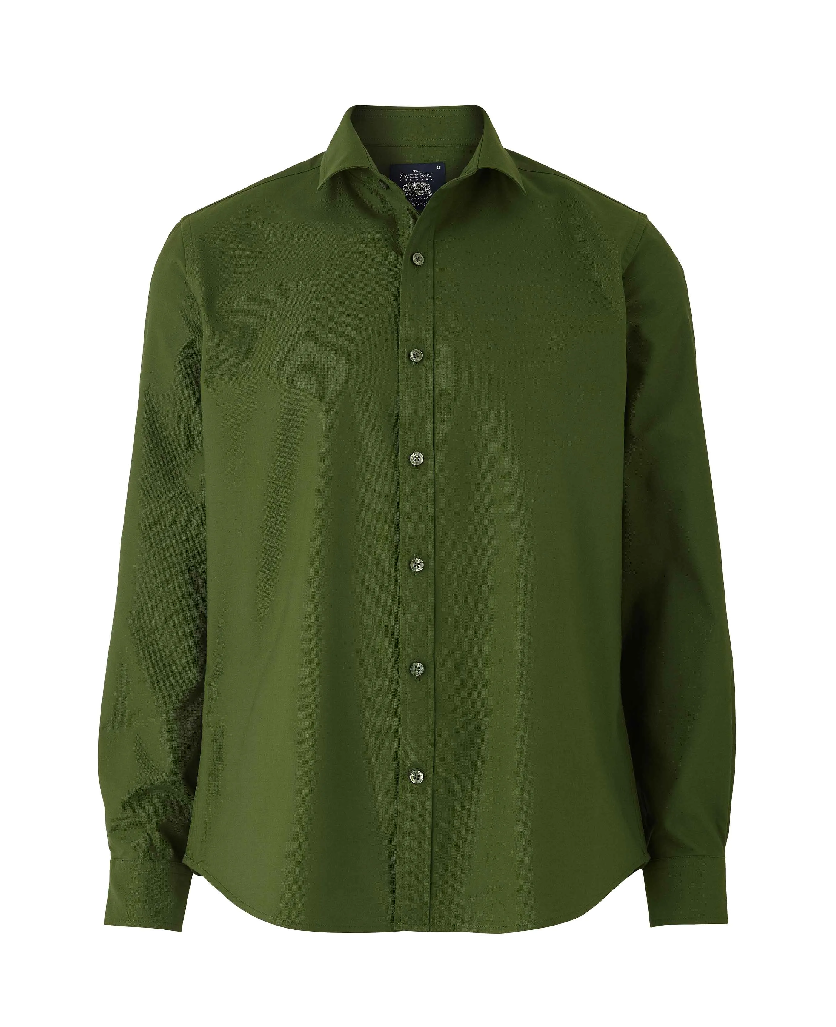 Khaki Slim Fit Oxford Shirt