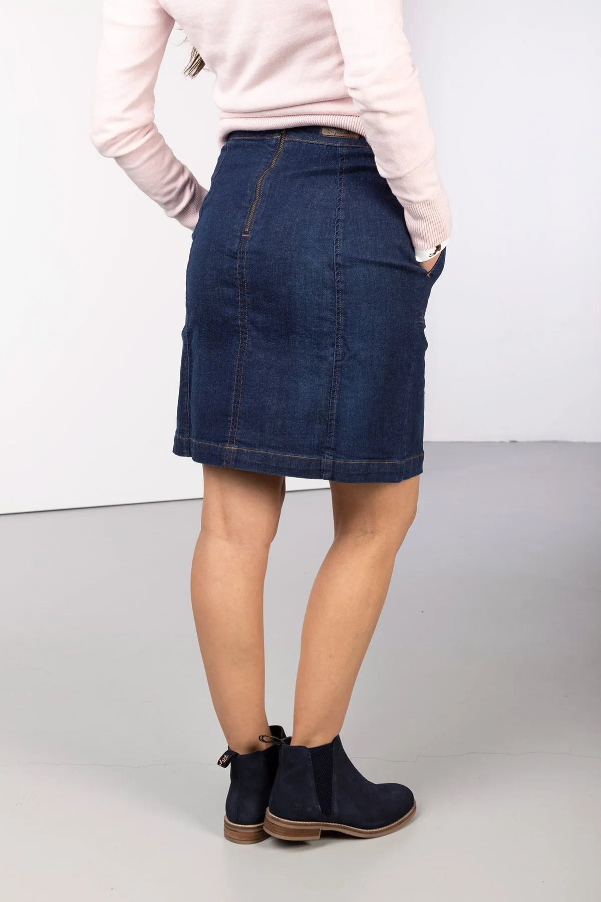 Ladies Denim Skirt - Ella