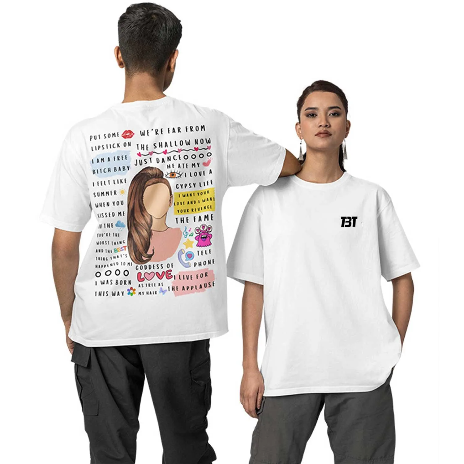 Lady Gaga Oversized T shirt - Gagaverse