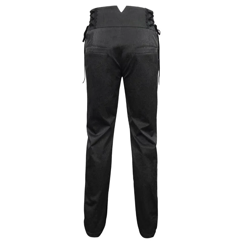 Men's Gothic Strappy High-waisted Pants