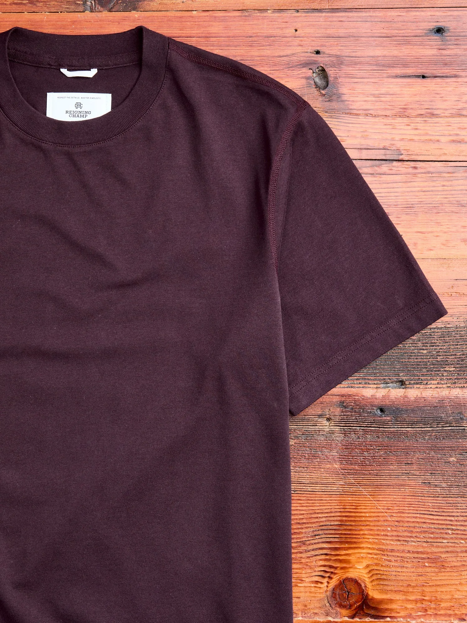 Midweight Classic T-Shirt in Oxblood