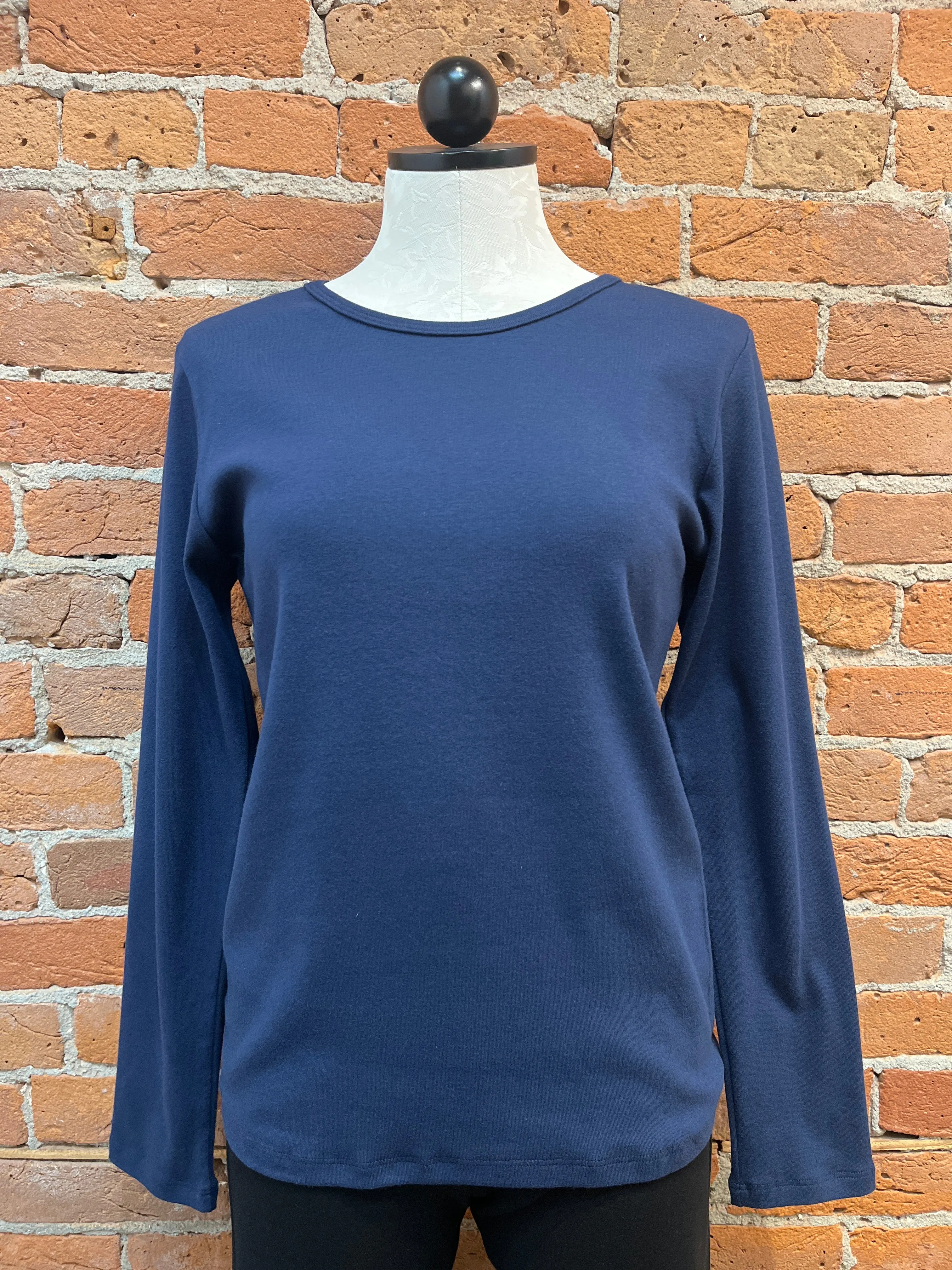 Necessitees t-shirt, jewel neck long-sleeve (3 colors)