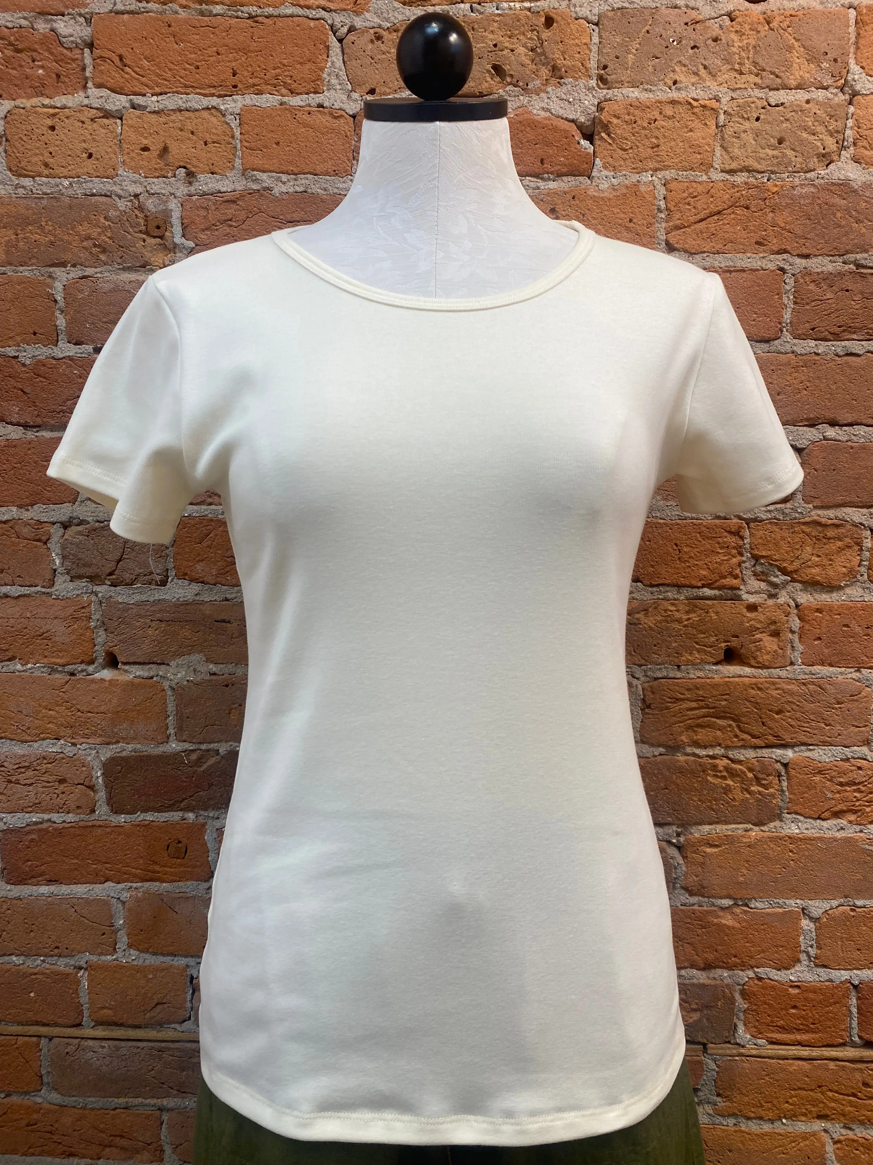 Necessitees t-shirt, jewel neck short sleeve