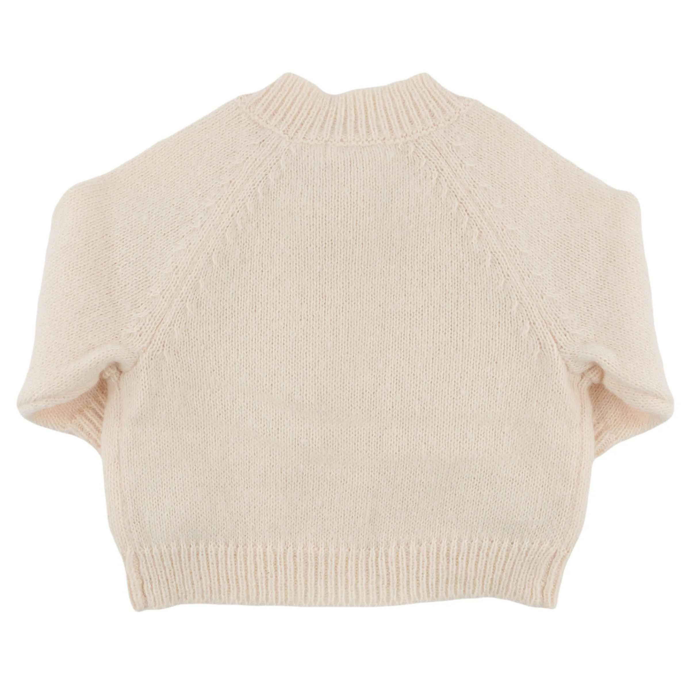 oh baby! Scandi Knit Cardigan - Berry Bows - Cream