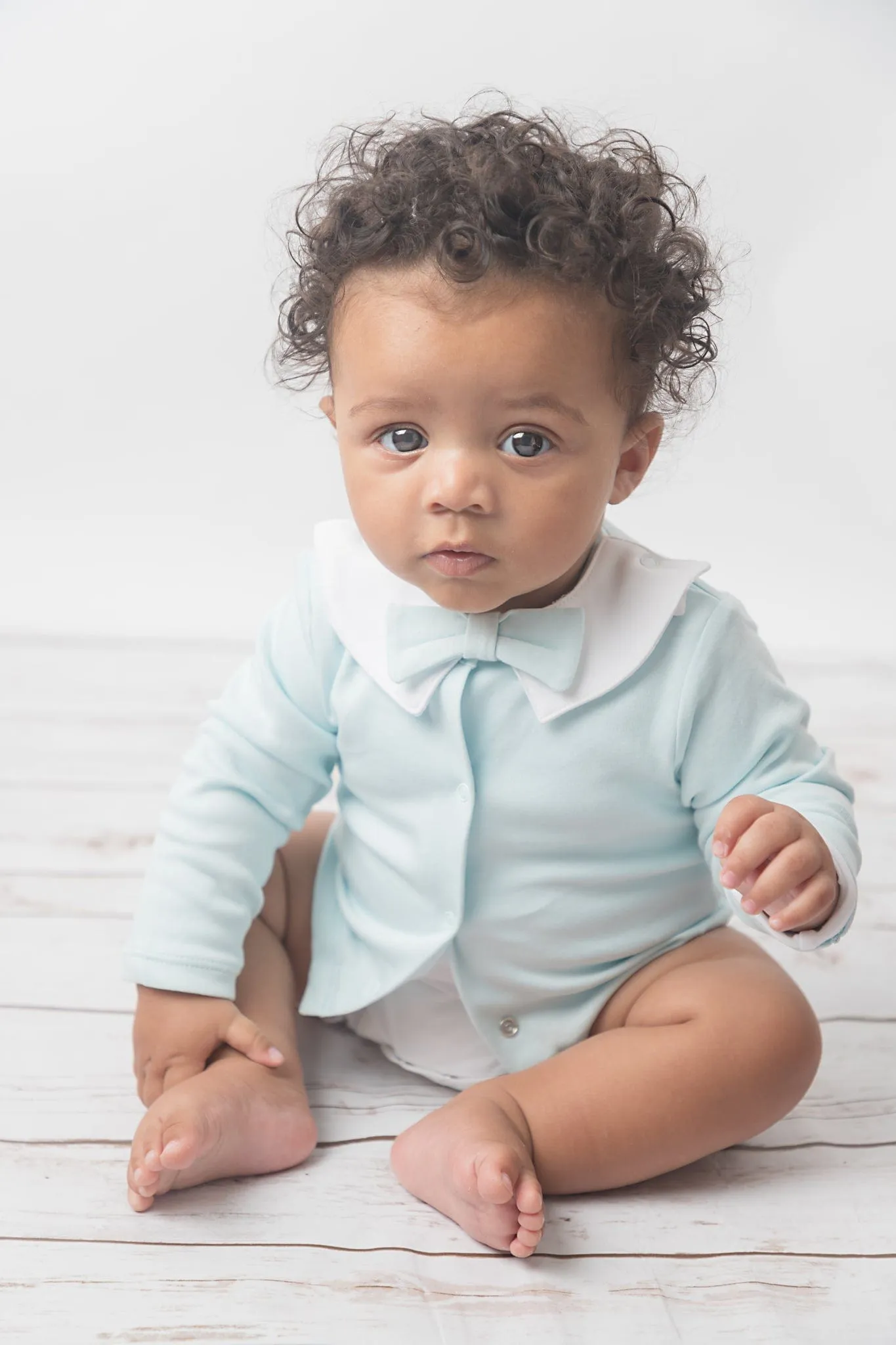 Organic Cotton Bow Tie Collar | Oatmeal