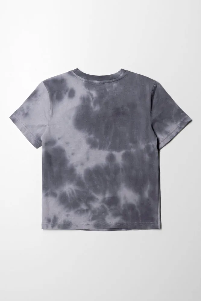 Pigment Dye T-Shirt Grey