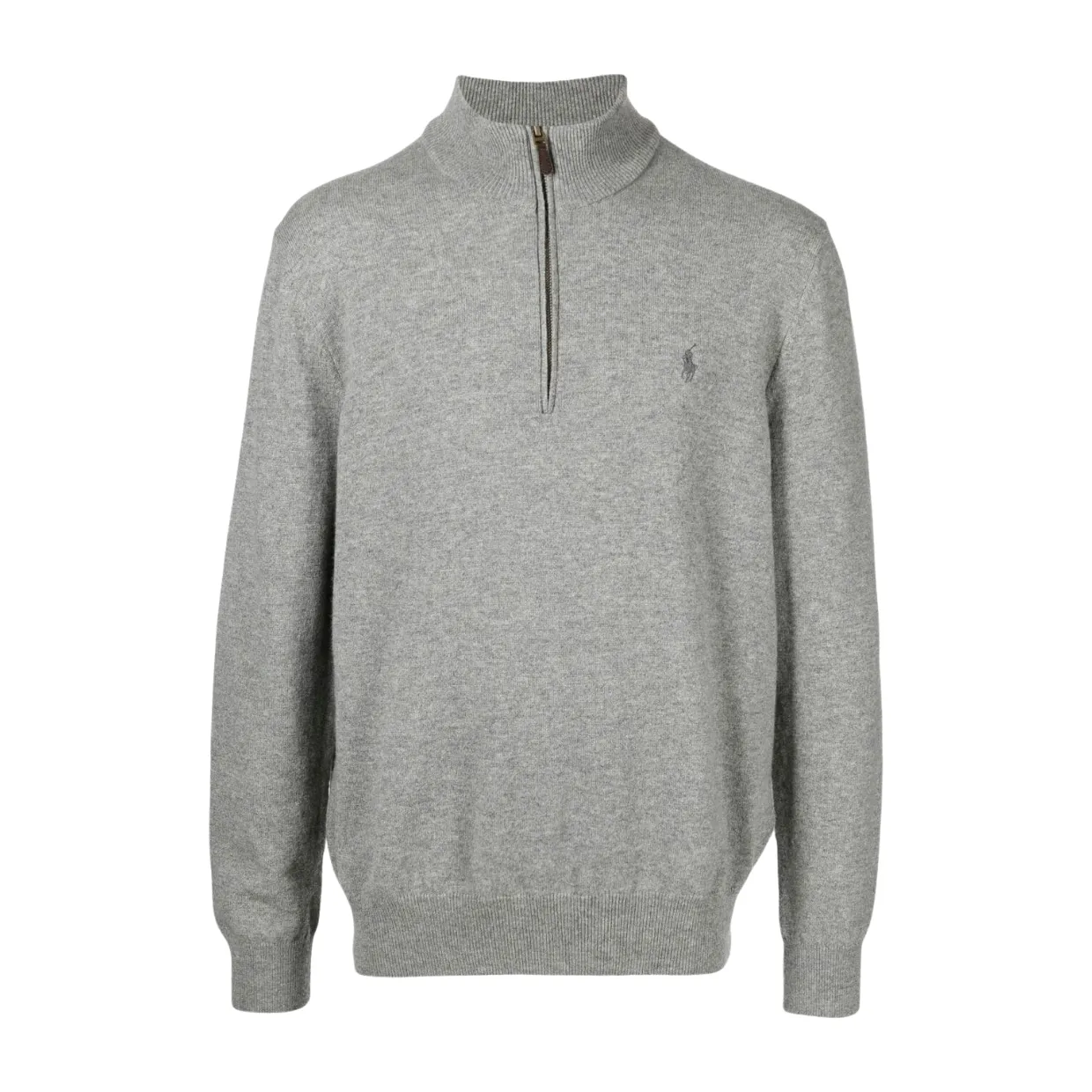 Polo Ralph Lauren Grey Quarter Zip Sweater