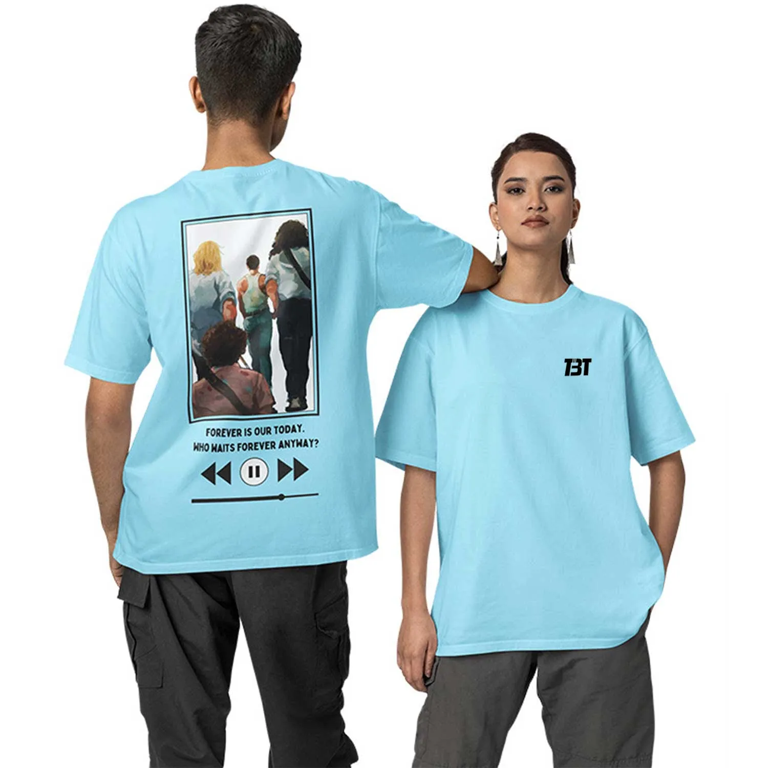 Queen Oversized T shirt - Live Forever