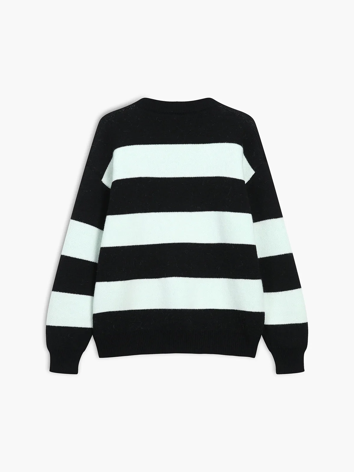 Rare Oversized Graceful Stripe Sweater