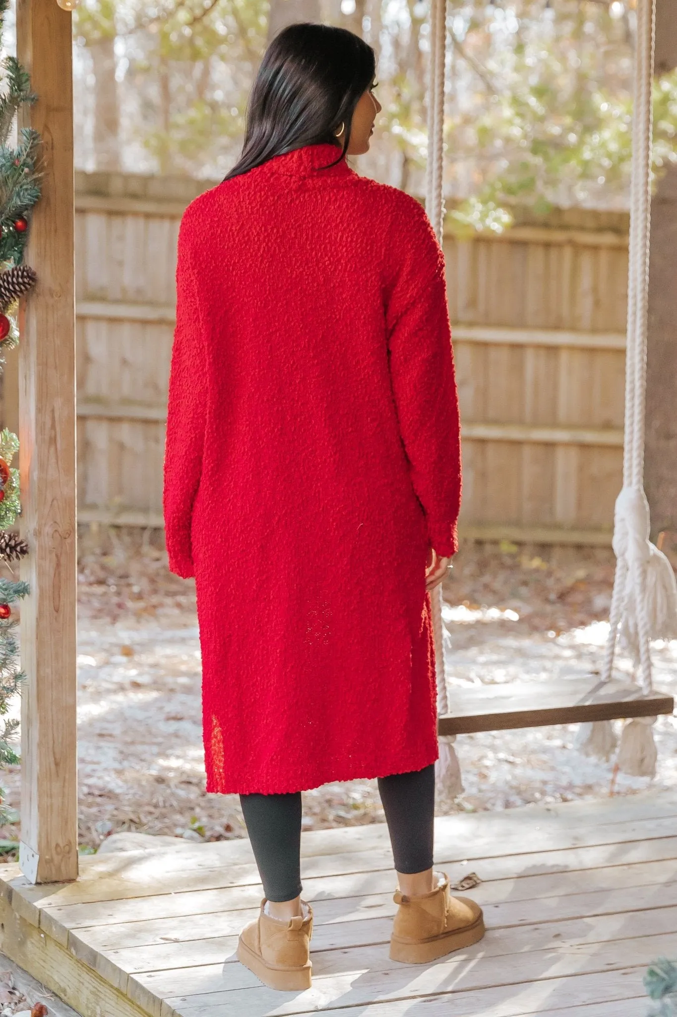 Red Popcorn Dreamer Cardigan