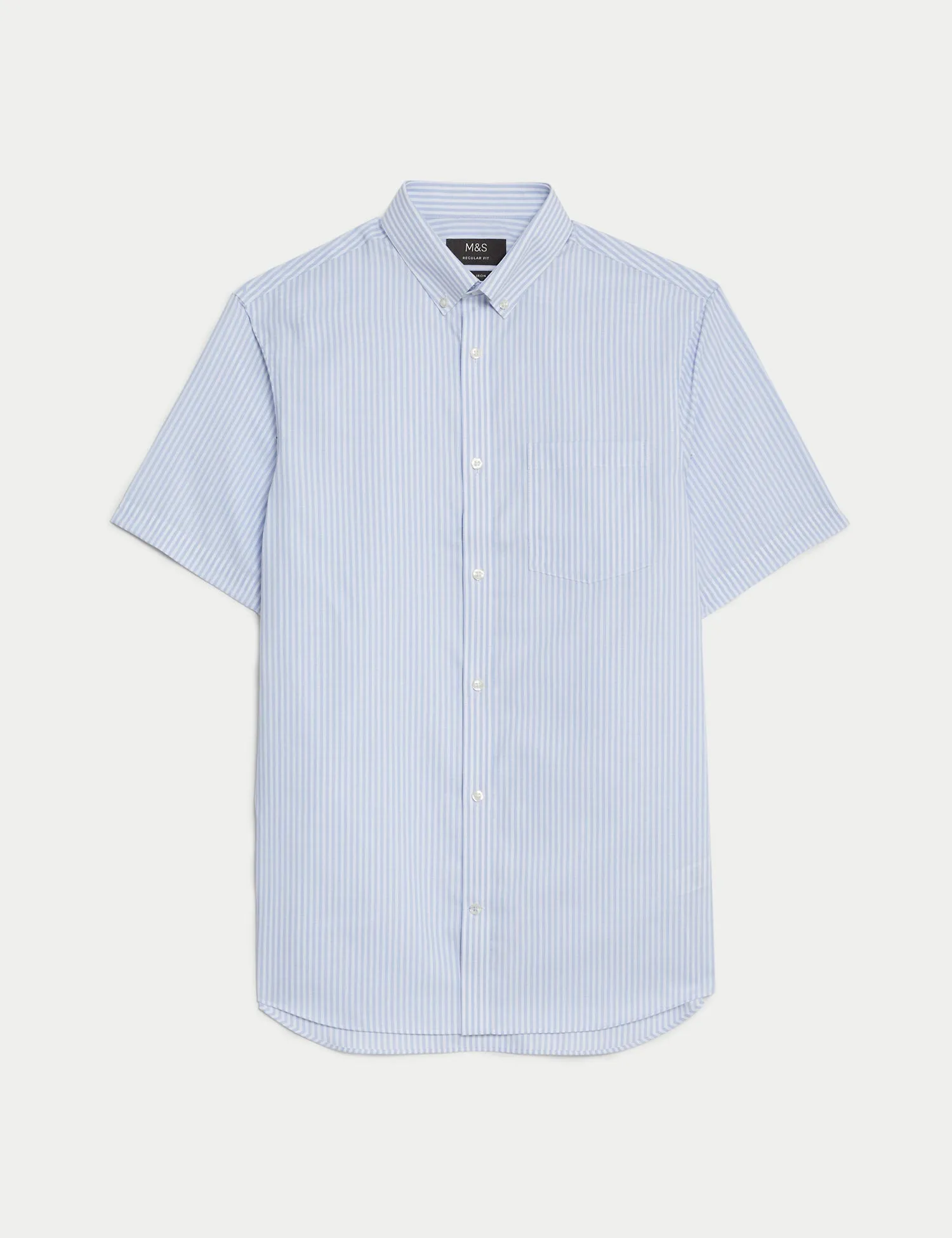 Regular Fit Non Iron Pure Cotton Striped Shirt