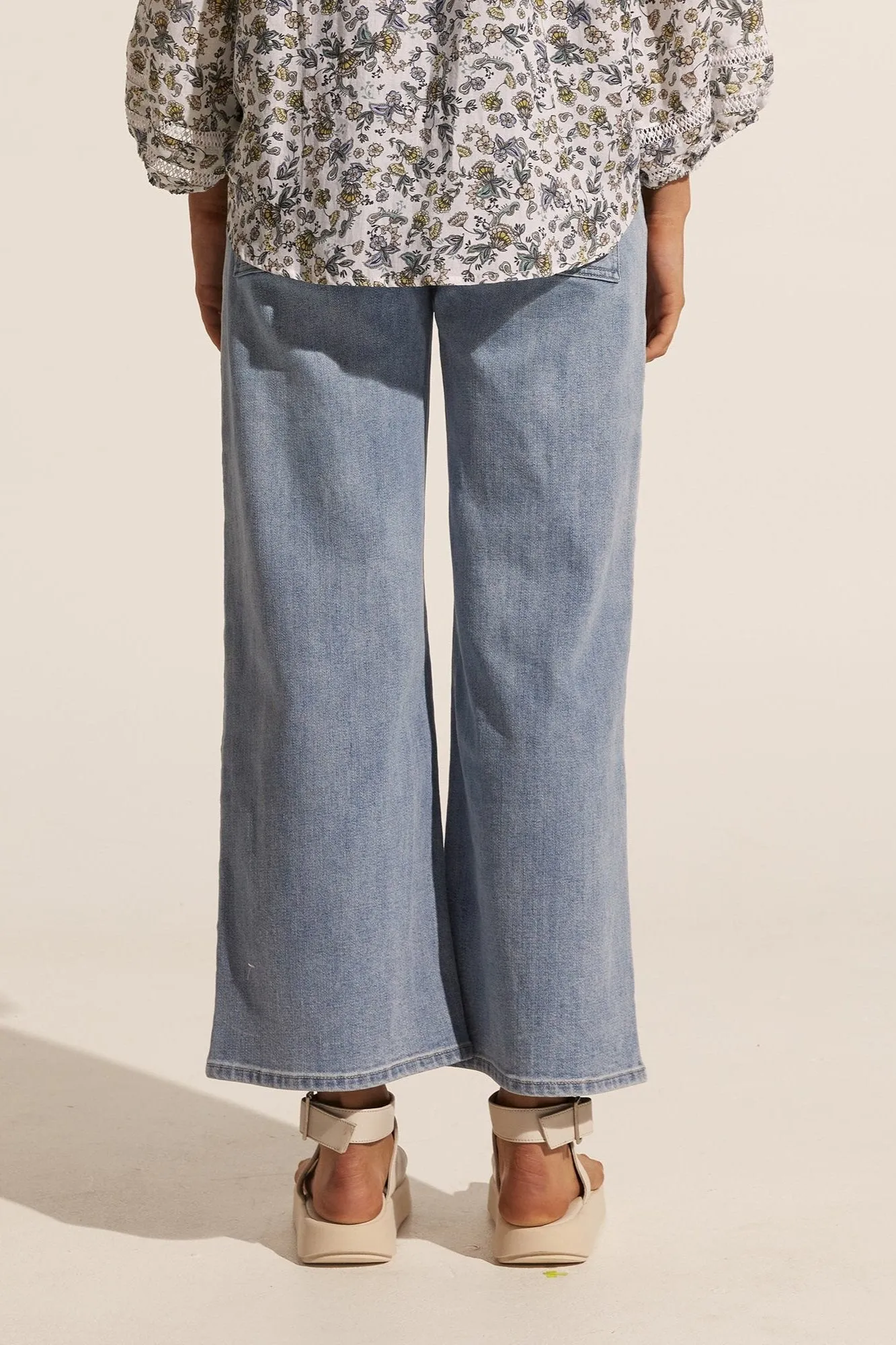 Rhythm Pant in Washed Denim