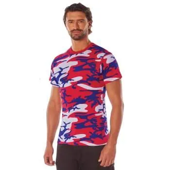 Rothco Mens Color Camouflage T-Shirt