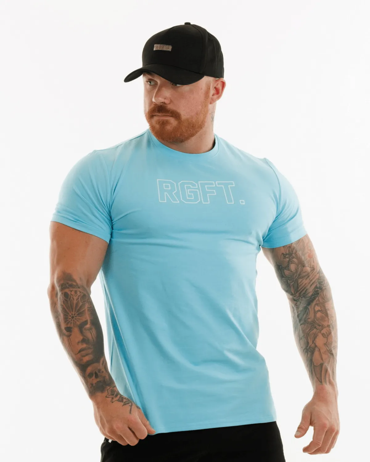 S'22 Short Sleeve Hollow T-shirt - Light Blue