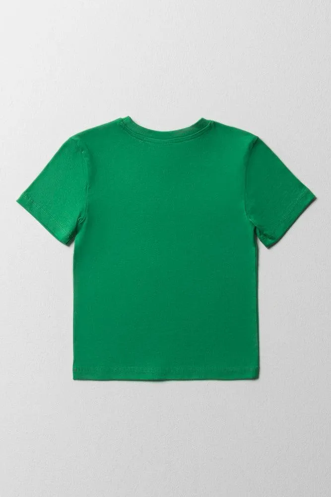 Snoopy Short Sleeve T-Shirt Bright Green