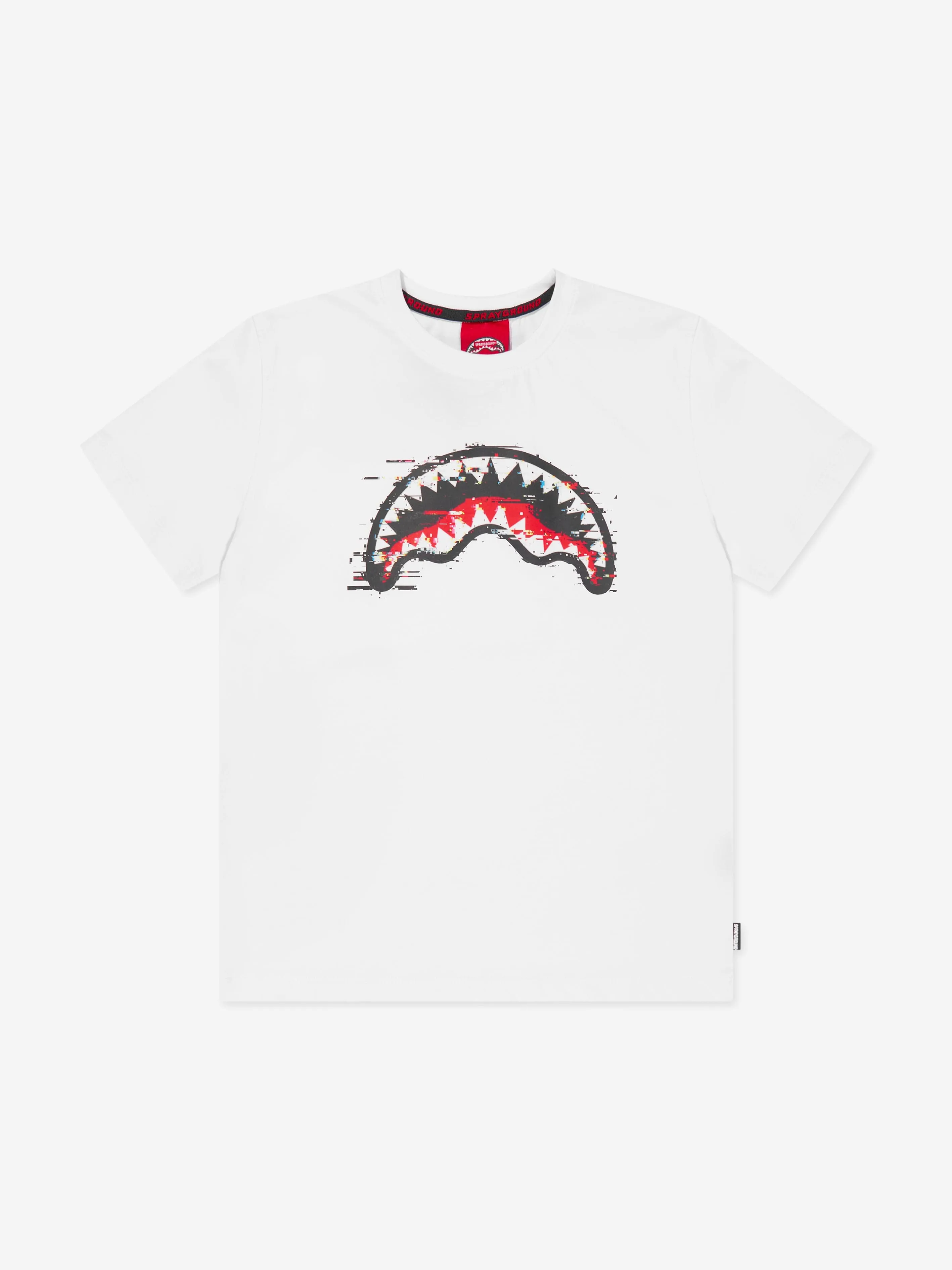 Sprayground Boys Glitch T-Shirt in White