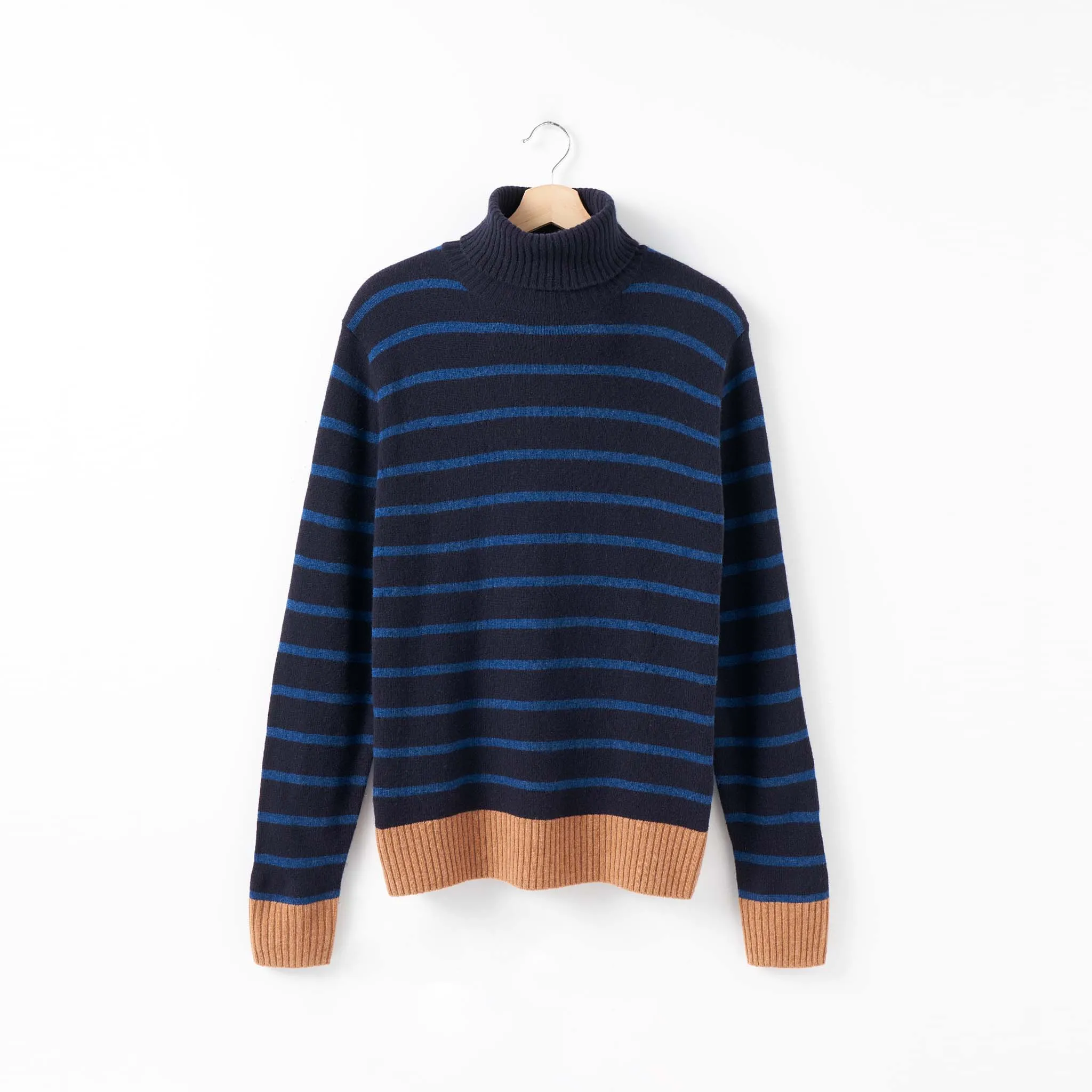 Stripe Turtleneck