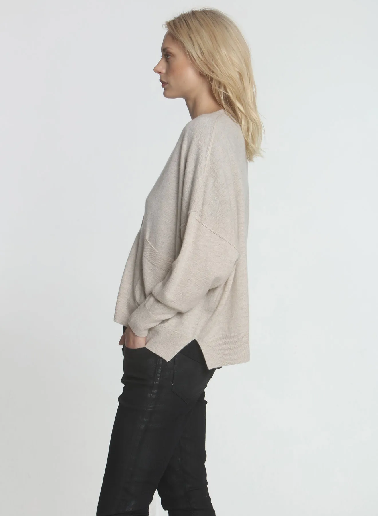 Thelma BF Cardigan - Oatmeal