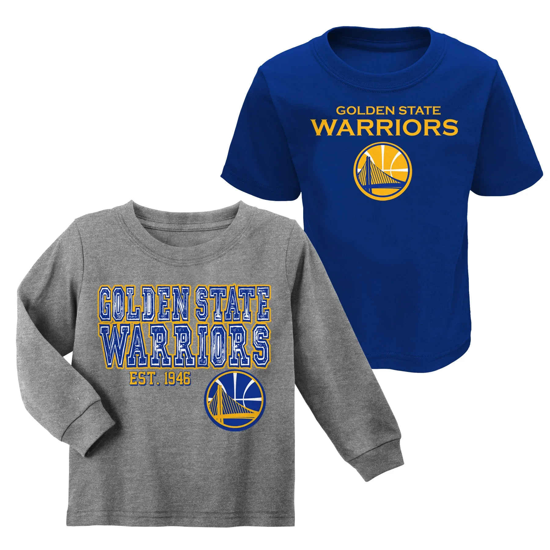 Warriors Toddler Tee Shirt Duo