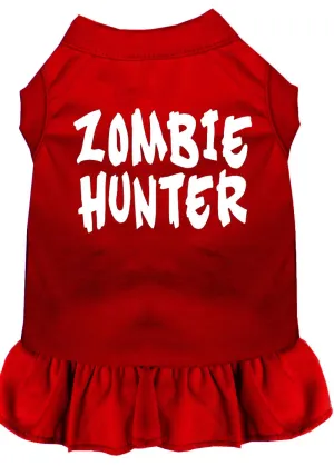 Zombie Hunter Screen Print Dress Red Xxxl (20)